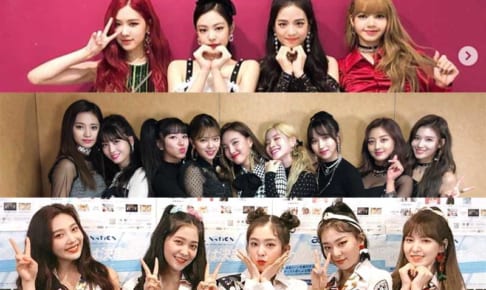 BLACKPINK、TWICE、Red Velvet