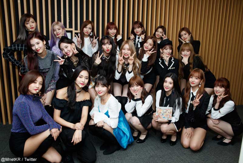 TWICE、IZ*ONE