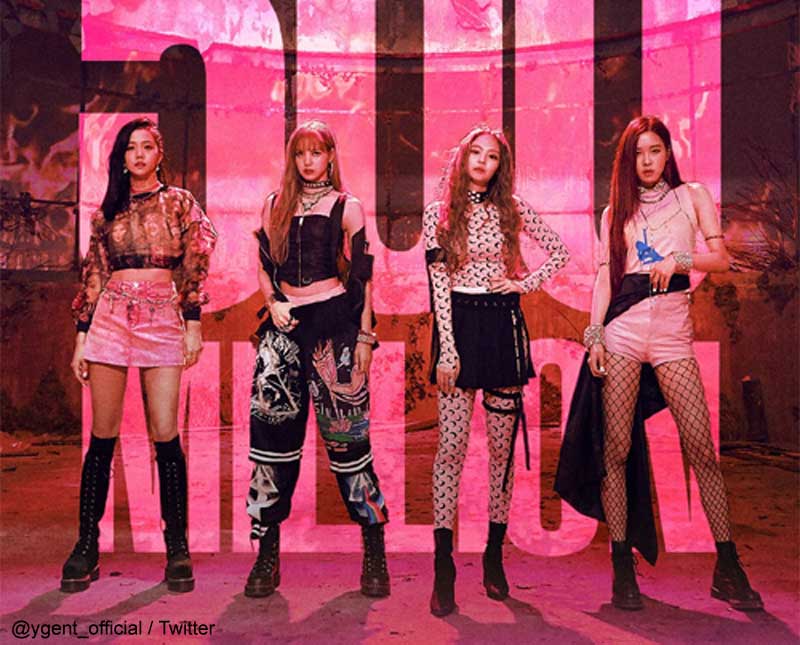 Blackpink 大ヒット曲 Ddu Du Ddu Du のmvが再生回数が５億回を突破 K Popグループとしてbts 防弾少年団 に次いで史上２作目 ５億回到達スピードは史上最速 Kpop Monster