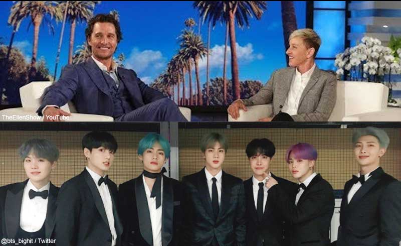 マシュー・マコノヒー、BTS（防弾少年団）