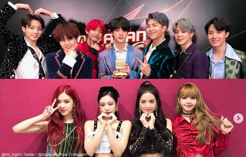 BTS（防弾少年団）、BLACKPINK