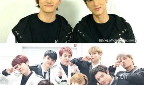 東方神起（上）EXO（下）