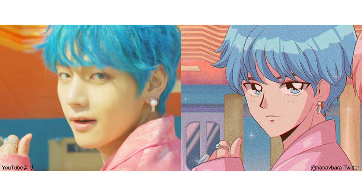 もしbts 防弾少年団 のメンバーが90年代のアニメの主人公だったら