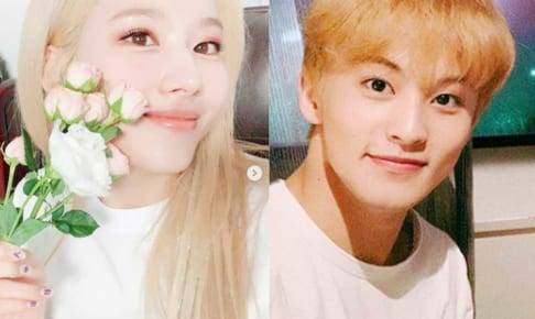 TWICEサナ＆NCT127マーク