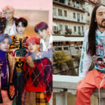 （左）BTS（防弾少年団）（右）スティーヴ・アオキ