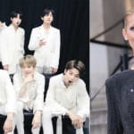 BTS（防弾少年団）、セリーヌ・ディオン（右）