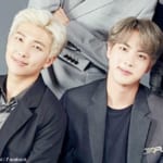 BTS RM＆ジン（右）