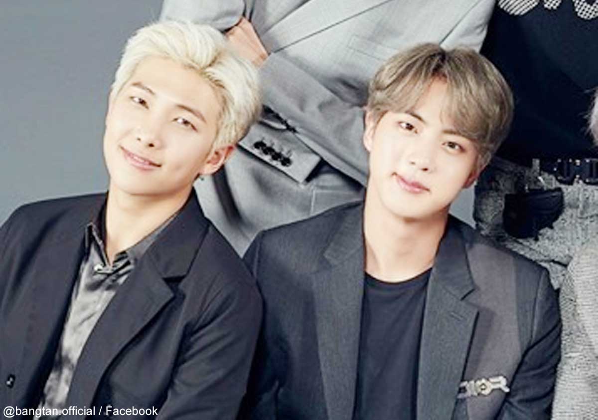 BTS RM＆ジン（右）