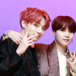 （左）BTS ジョングク（右）シュガ