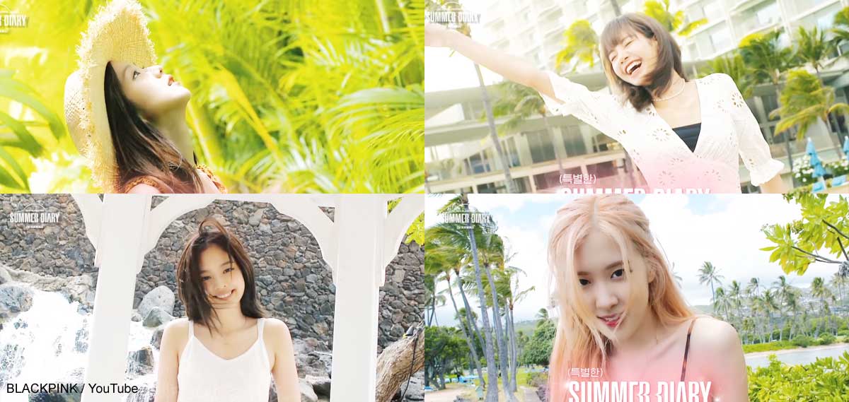 Blackpinkのキュートな姿が詰まった写真集 Blackpink S Summer Diary がリリース決定 美しいハワイをメンバーと一緒に楽しめる映像と豪華な特典が満載 Kpop Monster