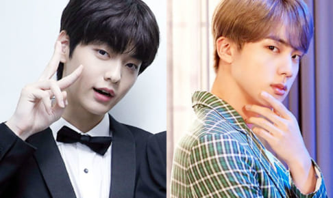 （左）TXT スビン（右）BTS ジン