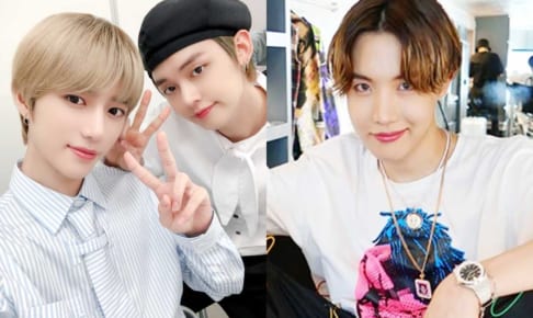 TXTボムギュ＆ヨンジュン、BTS J-Hope（右）