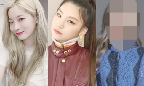 TWICE ダヒョン（左）とITZY イェジ（中央）と似ているチアリーダー（左）