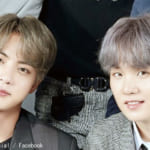 （左）BTS ジン（右）シュガ