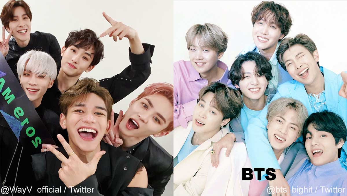 WayV、BTS（右）