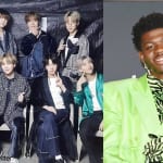 BTS、リル・ナズ・Ｘ（右）