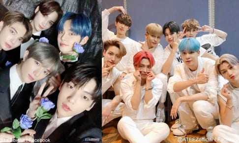 TXT、ATEEZ（右）