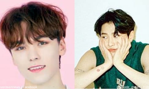 （左）SEVENTEEN バーノン（右）チョ・スンヨン
