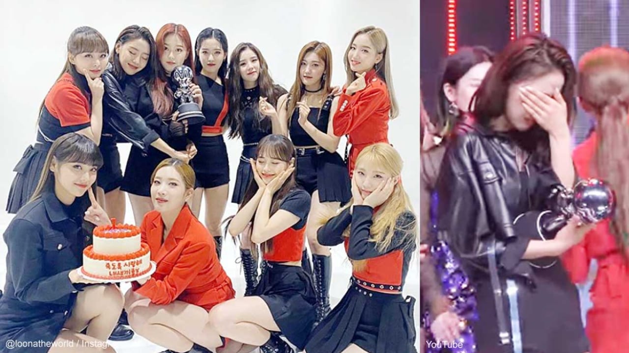 今月の少女 Loona デビュー後初の1位を獲得 休養中のメンバー ハスルを気づかう場面も 念願の首位獲得にメンバー思わず涙 Kpop Monster 今月の少女 Loona デビュー後初の1位を獲得 休養中のメンバー ハスルを気づかう場面も 念願の首位獲得にメンバー思わず涙 Kpop Monster