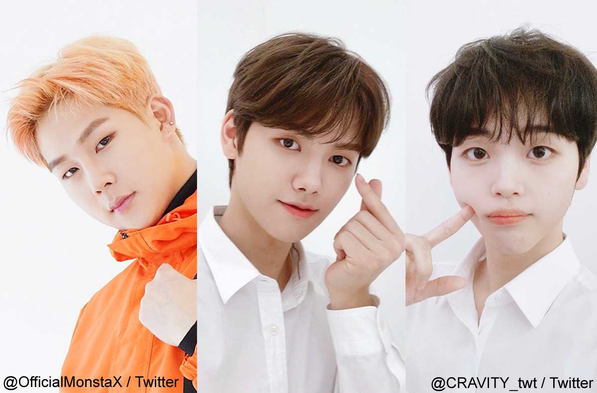 MONSTA Xジュホン、CRAVITYミニ＆ヒョンジュン（右）