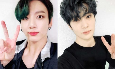 BTSジョングク、NCT 127ジェヒョン（右）