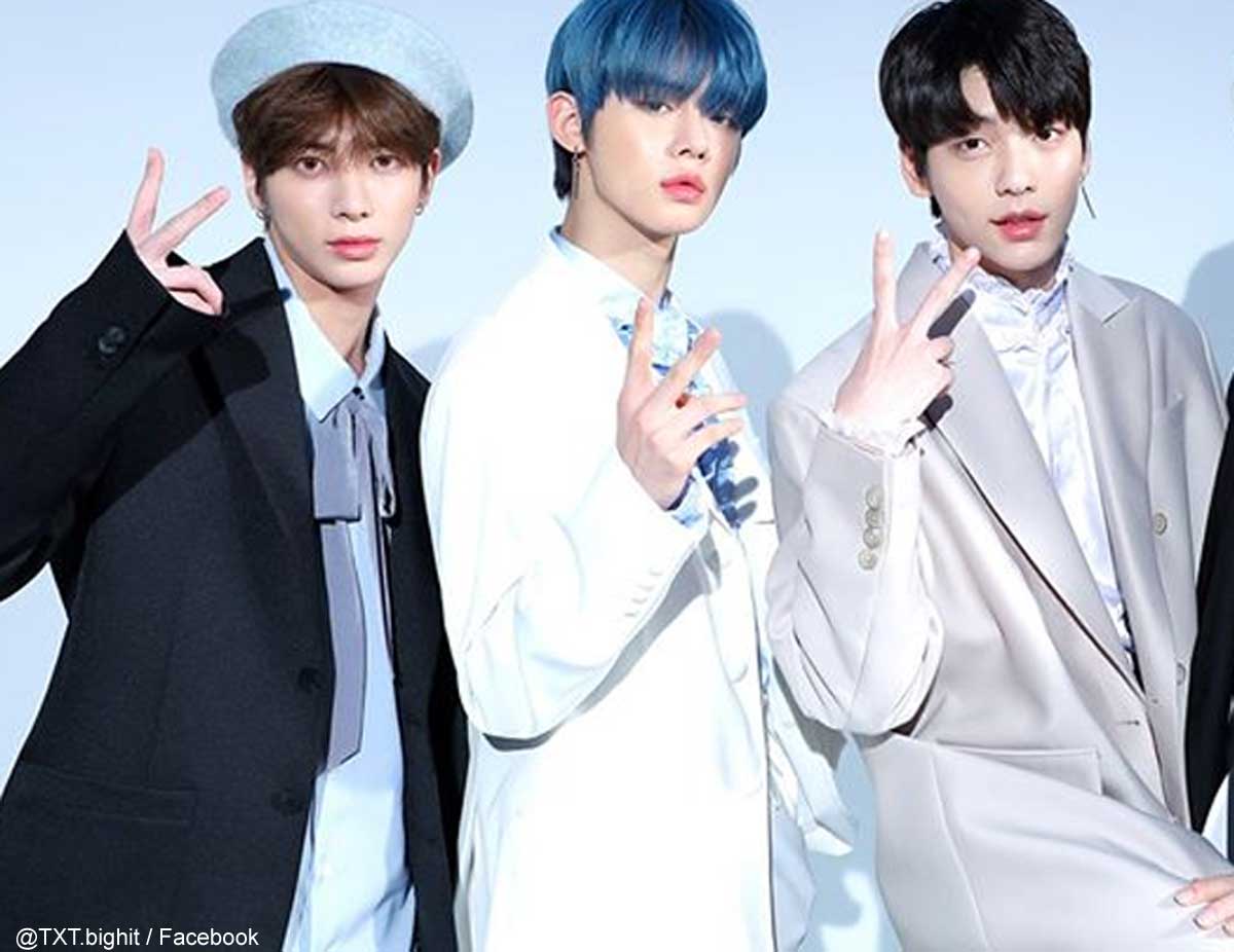 TXT（左から）テヒョン、ヨンジュン、スビン