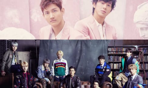 東方神起、SUPER JUNIOR（右）