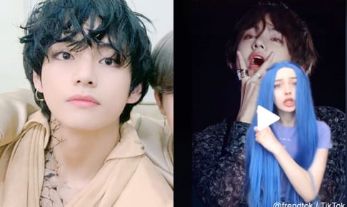 BTS V、Mayby Baby（右）