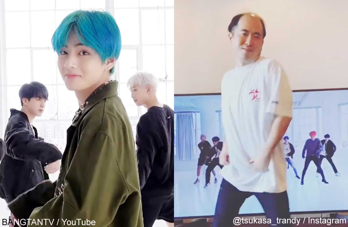 BTS V、トBTS V、トレンディエンジェル斎藤司（右）レンディエンジェル斎藤司（右）