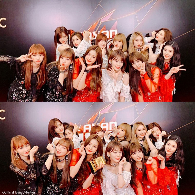 IZ*ONE 宮脇咲良が一番好きな衣装だと話す「2018 MAMA in HONG KONG」の時の写真