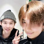 （左）BTS シュガ（右）RM