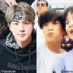 （左）BTS V（右）ジン