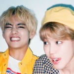 （左）BTS V（右）ジミン