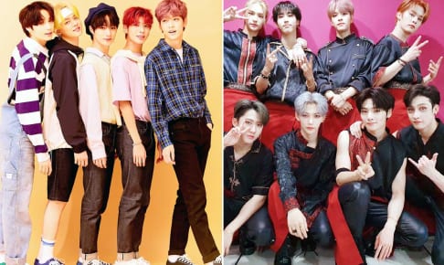 TXT（左）、Stray Kids