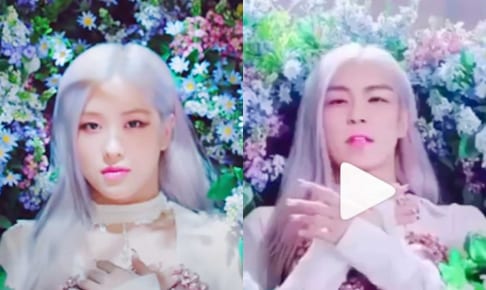 BLACKPINKロゼ、BIGBANG T.O.P（右）