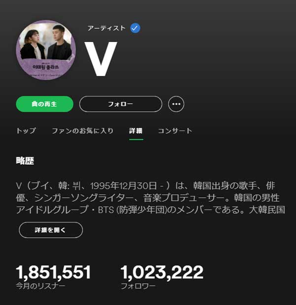 Spotifyより