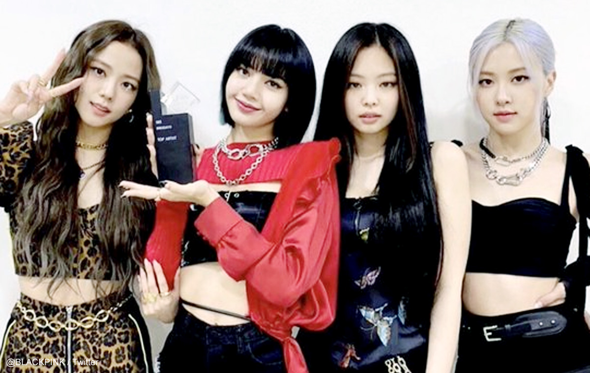 BLACKPINK （左から）ジス、リサ、ジェニー、ロゼ