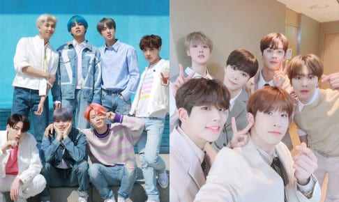 BTS、ASTRO（右）