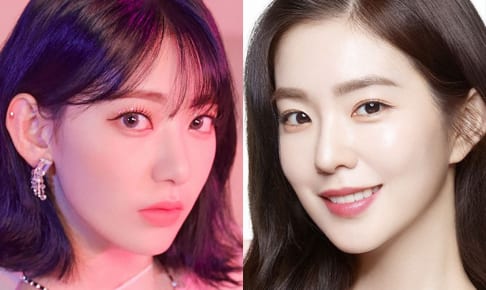 IZ*ONE 宮脇咲良（左）、Red Velvet アイリーン（右）