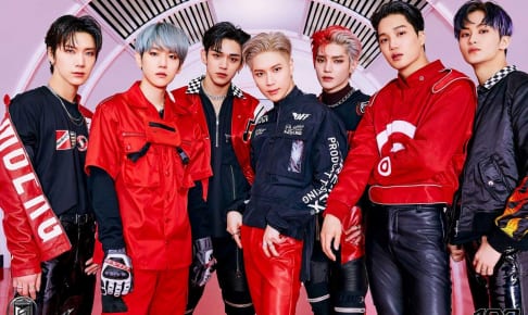 SuperM：左から テン、ベクヒョン、ルーカス、テミン、テヨン、カイ、マーク
