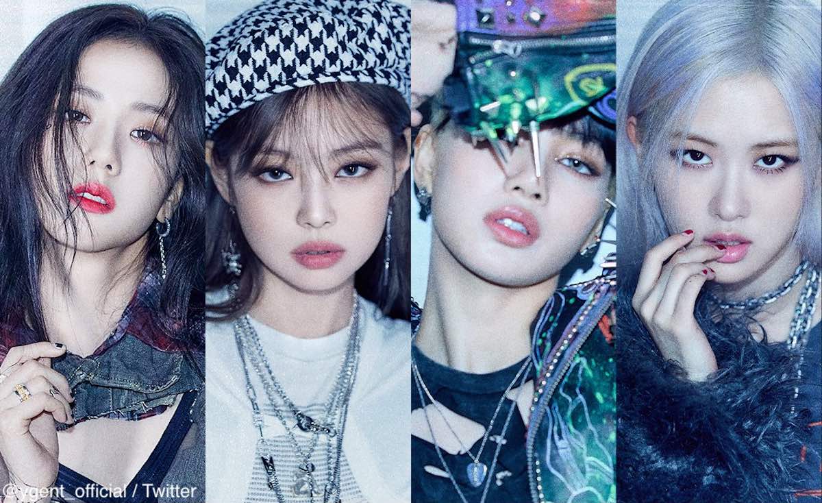 BLACKPINK 左から：ジス、ジェニー、リサ、ロゼ