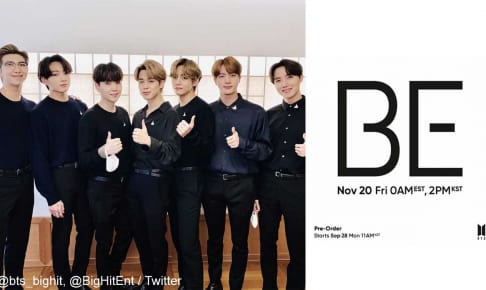 BTS、新アルバム「BE」（右）