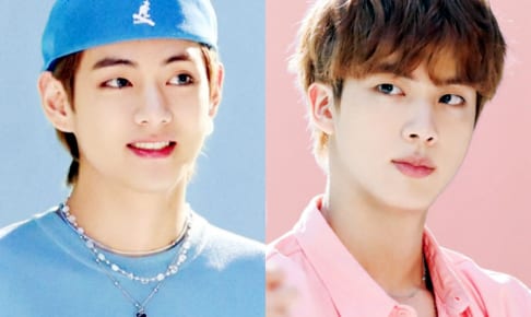 （左）BTS V（右）ジン