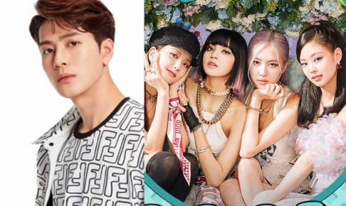 GOT7 ジャクソン、BLACKPINK（右）