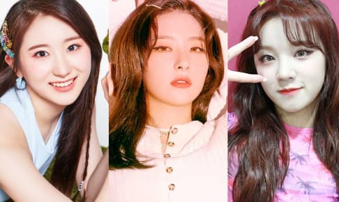 IZ*ONE チェヨン、Red Velvet スルギ、（G）I-DLE ウギ（右）