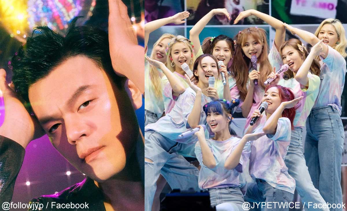 J.Y.Park、TWICE（右）