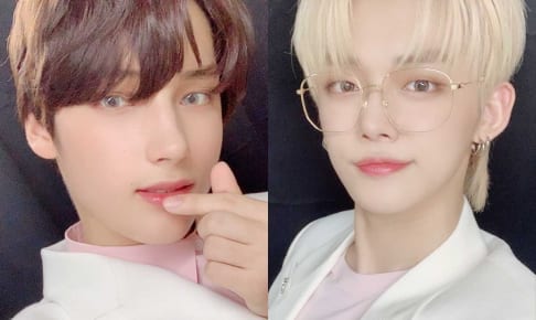 TXT ヒュニンカイ（左）、ヨンジュン（右）