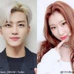 NCT ジェミン、ITZY チェリョン（右）