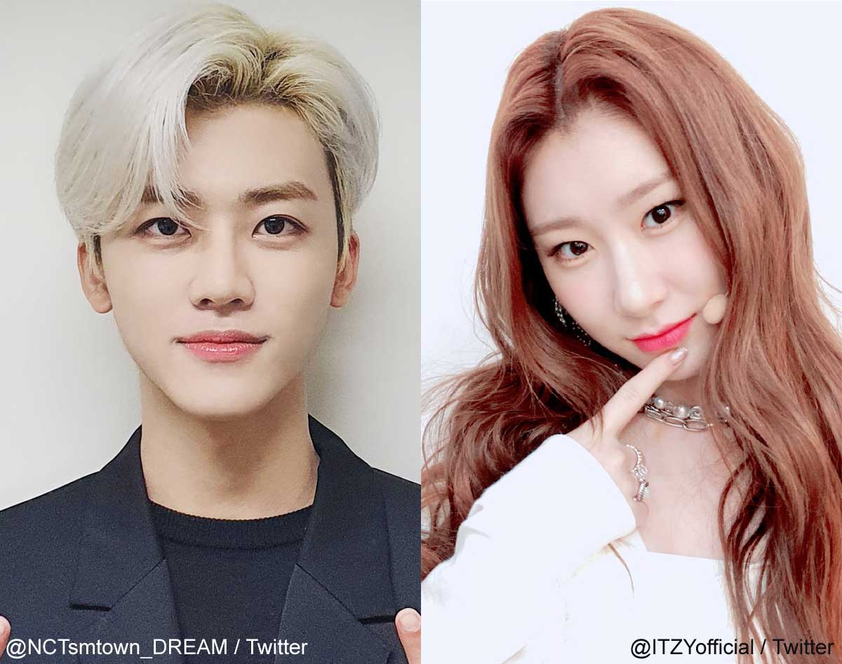 NCT ジェミン、ITZY チェリョン（右）