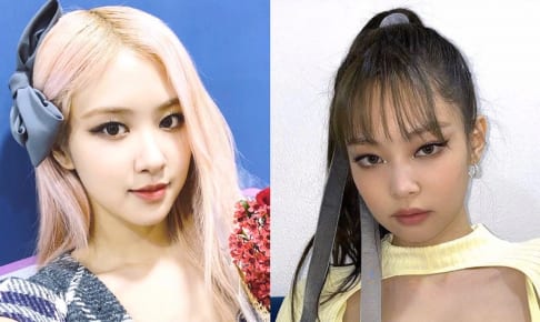 BLACKPINK（左：ロゼ 右：ジェニー）